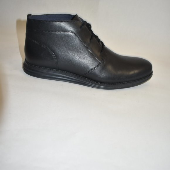Cole Haan Original Grand Chukka Black Leather C28212 10.5 M